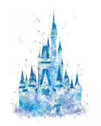 Cinderella Castle Print Watercolor Princess Castle Disney Etsy Watercolorpainting Watercolor Paint Disney Wallpaper Watercolor Disney Disney Castle Tattoo