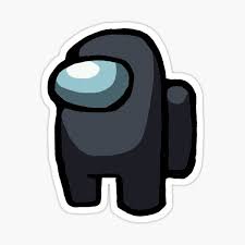 Black Among Us Character Sticker Green Sticker Black Characters Character