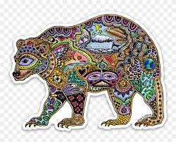 There are tons of great resources for free printable color pages online. Black Bear Sticker Adult Coloring Pages Bear Hd Png Download 776x597 683055 Pngfind