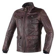The Dainese Harrison Jacket Has Four Pockets And Is Made From Vat Dyed Natural Hide With A Speci Motorcycle Jacket Mens Brown Leather Jacket Leather Jacket Men