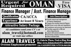 To be successful as a finance assistant, you should have strong knowledge of bookkeeping and accounting principles, good organizational skills, and working knowledge of accounting software. Finance Manager Assistant Finance Manager Job Opportunity 2021 Job Advertisement Pakistan