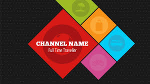 Youtube Channel Art Template Created With Youzign Flat Colorful Theme Channelart Free Graphic Design Youtube Channel Art Channel Art