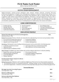 Top Supply Chain Resume Templates Samples