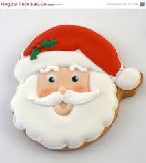 Sale Decorated Cookies For Christmas Santa Claus 1 Dozen Christmas Cookies Decorated Xmas Cookies Christmas Sugar Cookies