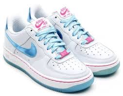 Nike Air Force 1 Low Gs Pure Platinum Gamma Blue Pink Foil Nike Air Force Nike Air Nike