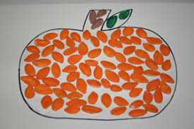Pumpkin Seed Pumpkin Fall Craft Artigianato Autunnale Artigianato Autunnale Fai Da Te Creazioni Di Halloween