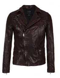 Allsaints Callerton Biker Jacket Leather Jacket Men Mens Leather Jacket Biker Leather Jacket