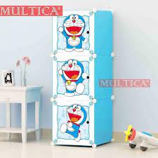 Cek aneka rekomendasi lemari anak karakter terlengkap & terbaik lainnya. Jual Harga Promo Multica Lemari Pakaian Anak Bayi Baby Rak Baju Plastik Doraemon Biru Di Lapak Yovita Bong Bukalapak