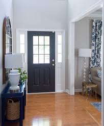 About kitchen cabinet uppers and lowers in different colours. Front Door Painted Black Sherwin Williams Iron Ore The Home I Create