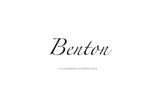 Anchor tattoo and piercing specializes in custom tattooing and piercing. Benton Name Tattoo Designs
