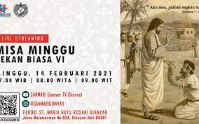Minggu biasa vi tahun b liturgi ekaristi menyuguhkan ajaran tentang kasih sayang terhadap mereka yang sakit. Perayaan Ekaristi Hari Minggu Biasa Vi Gereja Katolik St Maria Ratu Rosari