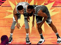 The third oldest of five to nigerian immigrants charles and veronica antetokounmpo, giannis comes from the quintessential basketball family. James Harden Vs Giannis Antetokounmpo Is The Nba S Latest Beef The Ringer