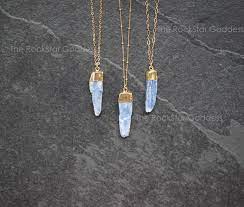 Kyanite Necklace Gold Kyanite Necklace Raw Kyanite Pendant Kyanite Pendant Kyanite Jewelry Raw Kyanite Jewelry Blue Kyanite Kyanite Pendant Sale Necklace Kyanite Jewelry