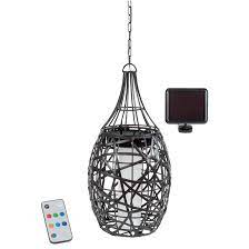 Applications for this light never fail to amaze us. Fusion Products Solar Led Gazebo Pendant With Remote Control 19 5 X 10 Brown 16793 Rona