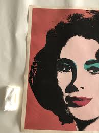 Andy Warhol's Liz Taylor Behind Museum Glass