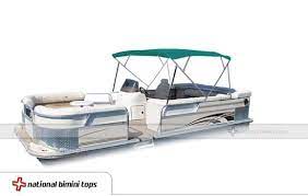 Our pontoon tops are available in a wide variety of fabrics and colors to protect you from the sun's harmful uv rays while complimenting your pontoon boat. Replacement Canvas 96 Long Fits 97 103 Wide National Bimini Top
