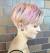 Short Blonde Hair With Pink Tips