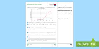 Population lessons worksheets and activities. Human Population Growth Worksheet Teacher Made