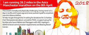 Debbie is running the Manchester Marathon