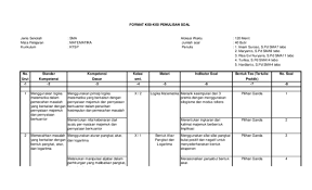 Tanpa menggunakan tabel dan kalkulator, tentukanlah nilai dibawah ini: Xls Kisi Kisi Soal Un Sma 2015 Oleh Imam Suroso Sma7 Maryanto Sma9 Tebo Risa Evi Nuryana Sma11 Tebo Turlisa Sma14 Hardianto Sma4 Maryanto Raharjo Academia Edu
