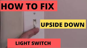 How To Fix Light Switch Upside Down Without Switching Wires Diy Youtube
