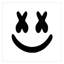 New (other) $9.00 to $12.00. Marshmello Face White Fine Art Print Elmattew S Artist Shop