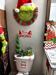 Grinch Bathroom Ideas The Keeper Of The Cheerios Christmas Tree Decorations Diy Grinch Christmas Tree Grinch Christmas Decorations