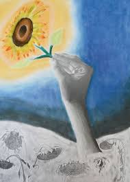 9 10 Have Finished Their Handscapes Art Lessons Art Projects Drawing Projects