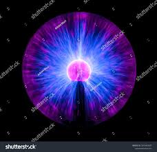 10 Second Long Exposure Plasma Ball Stock Photo 2153963227