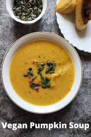 Vegan Pumpkin Soup An Easy Vegan Soup Recipe For Fall Recipe Vegan Soup Recipes Vegan Pumpkin Vegan Pumpkin Soup