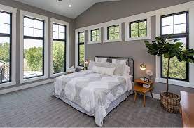 See more ideas about black window trims, window trim, house design. Black Window Frames With White Trim In Contemporary Bedroom Pella
