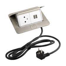 Made exclusively for use with screwless wall plates from the adorne® collection, sold separately. Legrand Pop Up V2 1 X Electric Socket 230 V 2 X Usb Power Stainles Steel Demos Trade A S