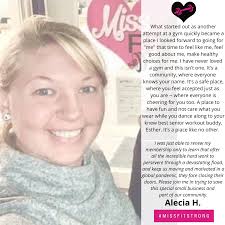 MissFITMatters We're kicking off our member #stories with Alecia Hennessy .  She is also holding a raffle today with her own small business to benefit  Miss FIT. This #girlboss owns Rhiannon Rives.