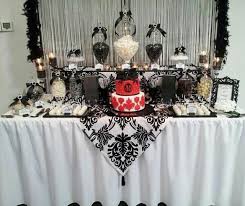 Black And White Birthday Table Decorations Pin On Dessert Tables On Catch My Party