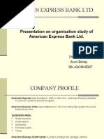 They usually do not use word bank in its name in advertisement.they call themselves american express or amex. American Express Final Project Pdf American Express Banks