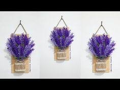 Diy Wall Decor Ideas Felt Flower Lavender Diy Hiasan Dinding Stik Es Krim Dan Bunga Lavender Flanel Youtube In 2020 Crafts Felt Flowers Diy Home Crafts