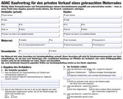 Kaufvertrag Motorrad Fur Privat Muster Vorlage Kostenlos