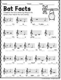 Most guitar tuners are chromatic. Fill In The Treble Clef Note Names Bat Facts By The Harmony Circle