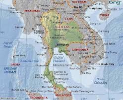 Die lösung auf das kreuzworträtsel für gebirge in asien. Thailand Berge Map Karte Von Thailand Gebirge Sud Ost Asien Asien