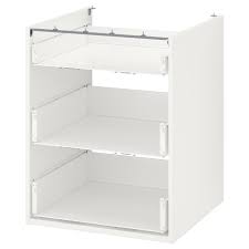 Der genaue liefertermin wird im vorfeld telefonisch mit ihnen abgestimmt. Enhet Unterschrank Mit 3 Schubladen Weiss 60x60x75 Cm Ikea Deutschland