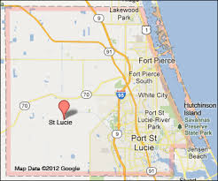 St Lucie County Florida Map Map Of Florida Florida Port St Lucie