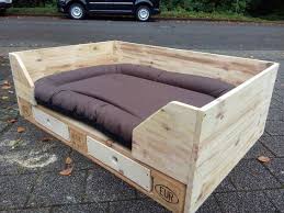 Hundekorbchen Aus Paletten 2 Hunde Bett Hundebett Paletten Hundebett