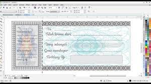 1 contoh template desain nota coreldraw, psd, eps. Cara Membuat Desain Kwitansi Nota Di Coreldraw Youtube