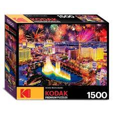 Kodak premium puzzles colorful montreal doors jigsaw puzzle, multicolor $9.97. Kodak Fireworks Over Las Vegas Strip Jigsaw Puzzle 1500pc Target