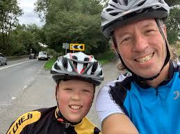 Teacher who flips over handlebars breaking collarbone after puncture