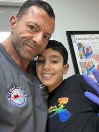 When your patient's son wants to take a photo after surgery!