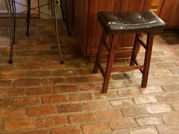 take care of a brick kitchen floor