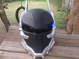 New Arkham Helmet Motorcycle Style Dot Certified Black And Silver Unbranded Arkham Indonesia Art
