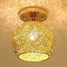 Free uk delivery over £99. Modern Ceiling Light Ceiling Lamp Gold In Aluminum Lampshade For Bedroom Living Room Hallway Amazon Co Uk Lighting