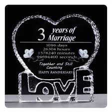 Crystal and glass are modern additions. 36 Best 3 Year Anniversary Gifts In 2021